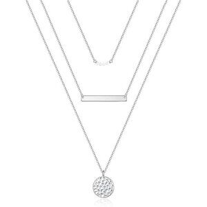 Dainty Layered Choker Necklace, Handmade 14K Gold Plated Y Pendant